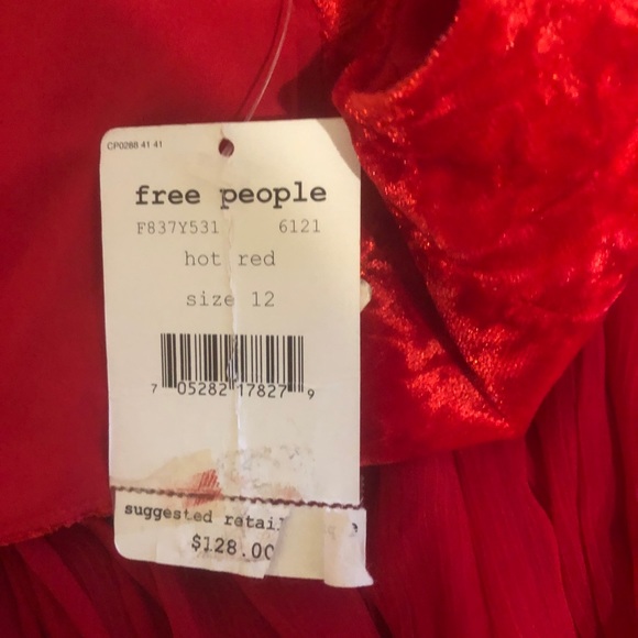 FreePeople dress velvet sheer - Picture 8 of 8